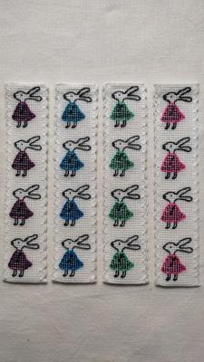 Marque pages lapins fille