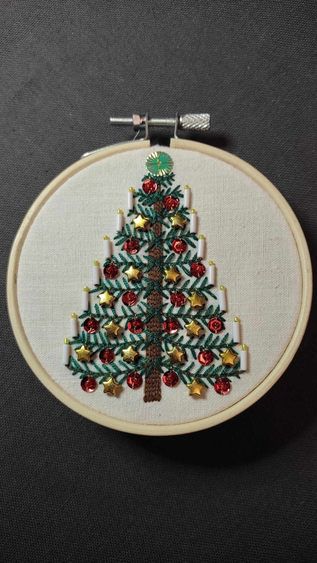 Mini tambour sapin
