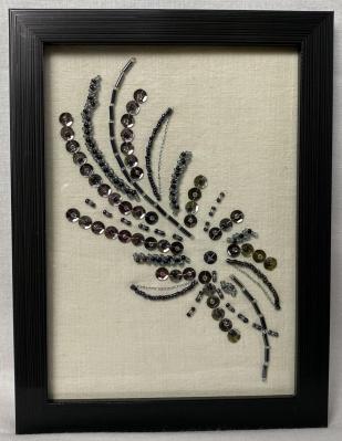 Tableau epi de ble noir