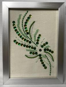 Tableau epi de ble vert