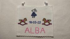 Toile de naissance fille